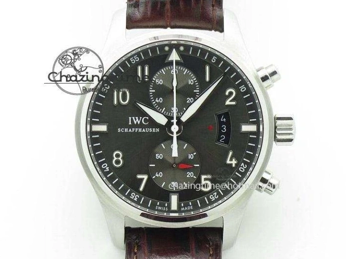 MIROTIME 0117 Aquatimer Chrono IW376702 SS BLS 1:1 Best Edition Black Dial on Black Rubber Strap A WellDesigned 7105